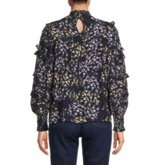 NWOT - FRENCH CONNECTION Birgin Colette Ruffle Blouse - Size M - Picture 2 of 6